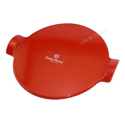 NEW Emile Henry 12 Red Pizza Stone For Oven/BBQ Grill France