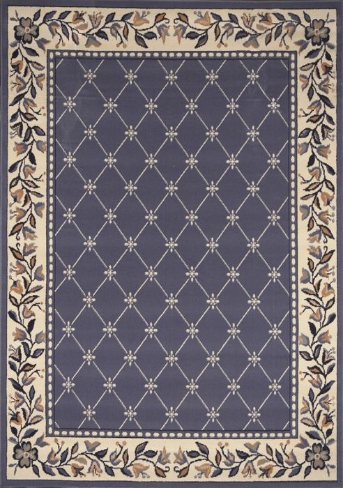 Border 5x8 Lattice Country Area Rug Carpet   Actual 5 2 x 7 4