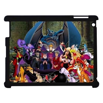 New Disney Villains Hard Back Case Cover Apple iPad2