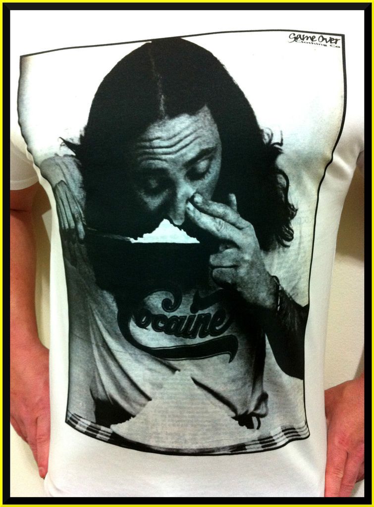 Cocaine T Shirt CokeCain / Charlie Sheen Inspired