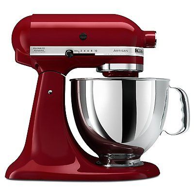 Kitchenaid Stand Mixer tilt 5 Quart ksm150psgc Artisan dark red Gloss