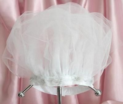 Wedding Dress Veils Satin Pearl Tulle Aria Dog Bow Ribbon Barrett