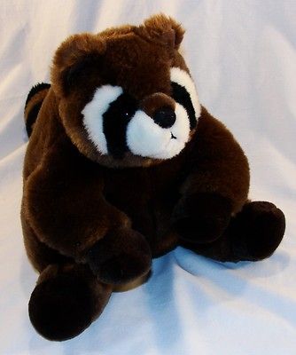 11 Aurora RACOON Plush Stuffed Animal Toy CUTE Bandit Plush EUC