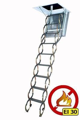 ATTIC LADDER METAL 710 106 fire resistant ATTIC STAIRS FIRE RATED