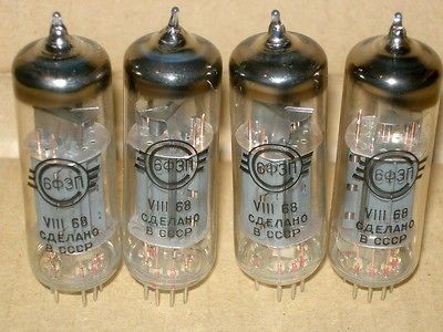 2x 6F3P / ECL82 tubes SVETLANA 1960x NOS same codes