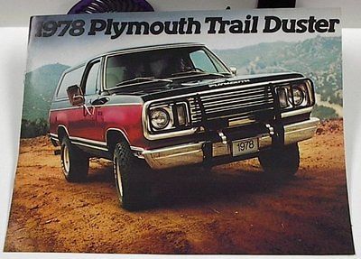 1978 PLYMOUTH TRAIL DUSTER TRUCK DEALERSHIP PROMO MOPAR DEALER