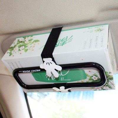 Mickey Mouse Auto Car Sun Visor Tissue Holder Frame 237