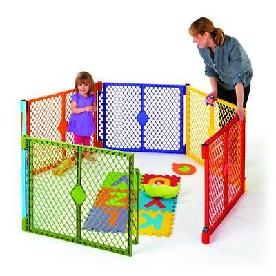 States Classic Superyard Baby/Pet Gate & Portable Play Yard   8 Panel