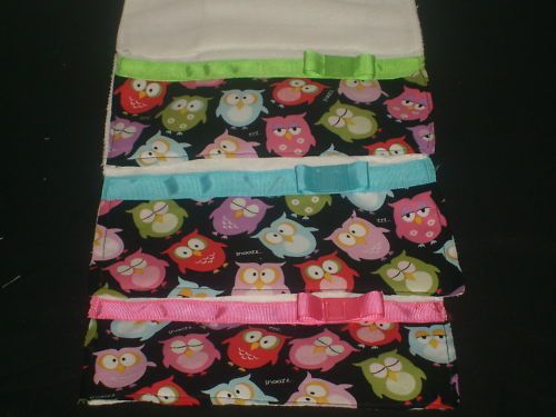 Custom Boutique baby diaper wipes case/wipes included and 2 burp