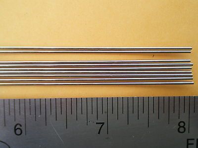 100 STAINLESS STEEL STRAIGHT LURE SHAFT WIRE FORM 0.041 X 8 INCH LONG