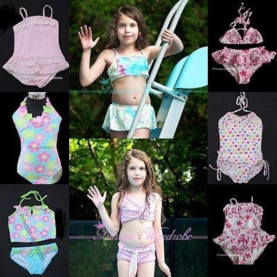 ON SALE Baby Girl Multi List Bikini Swimwear Swimsuit Tutu Set for