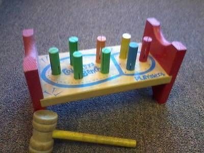 Vintage Playskool #100 Cobblers Bench 1970