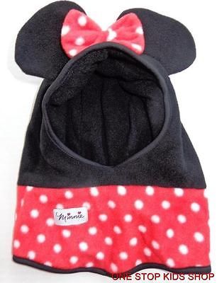 MINNIE MOUSE Toddler Girls 2T 3T 4T 5T Costume Hat SKI MASK Cap Disney