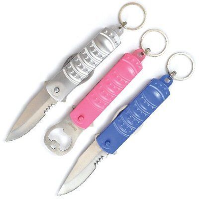 Fury Fresh Tempo 5.5 Inch Bar Tool with Knife and Bottle Opener, Pink