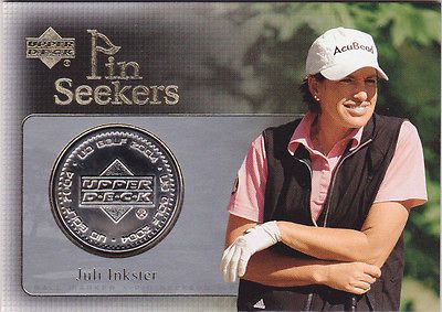 2004 Upper Deck Pin Seekers Ball Marker JULI INKSTER