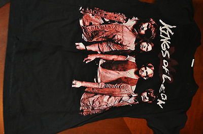 Kings of Leon tshirt black fitted graphic XS cotton concert juniors