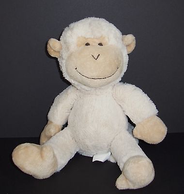 Pottery Barn Kids Outlet Cream Tan Monkey Soft Plush Stuffed Baby
