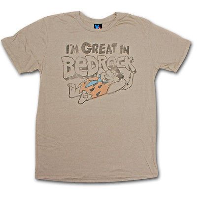 Flintstones Great In Bedrock Retro Junk Food TShirt