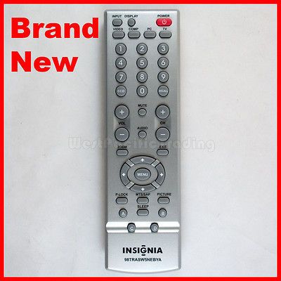 Insignia 98TRASW5NEBYA Remote Control for LCD TV NS LCD15F/LCD1 9F