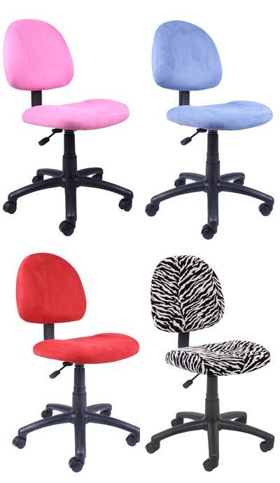 COMPUTER DESK TASK CHAIR IN MICROFIBER FABRIC B325