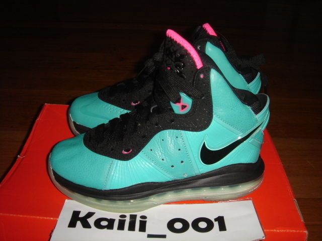 Air Lebron 8 (GS) Size 3.5Y South Beach Pre Heat Big Bang Galaxy Retro