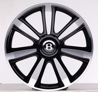 21 Bentley Elegant Wheels  Black  BRAND NEW (SOLD AS A SET)