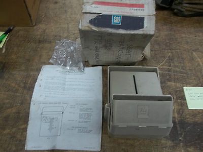 NOS GM G.Ms 1972 and Earlier Under Seat Litter Garbage Container