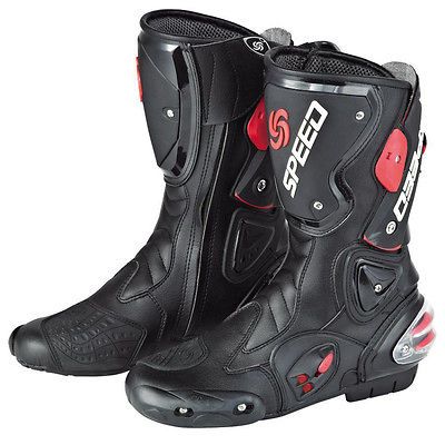 Street Bike Speed Biker Racing Boots Size US 8 9 9.5 10.5 11