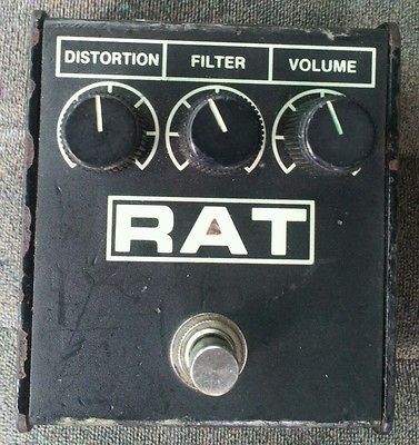 1992 PROCO RAT DISTORTION PEDAL LM308 CHIP USA MADE VINTAGE LEGENDARY