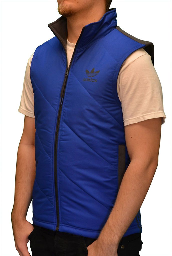 Adidas Mens Originals H3lium Vest Navy Small