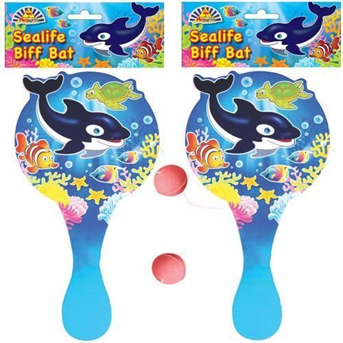 Sealife Wooden Biff Bats   Loot/Party Bag Fillers Wedding/Kids/Bif