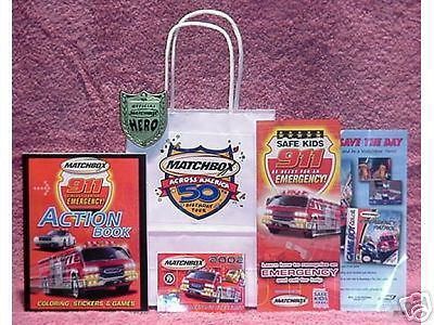 Matchbox Across America 50th Birthday Gift Bag  Set * Lot of 2 ~ New