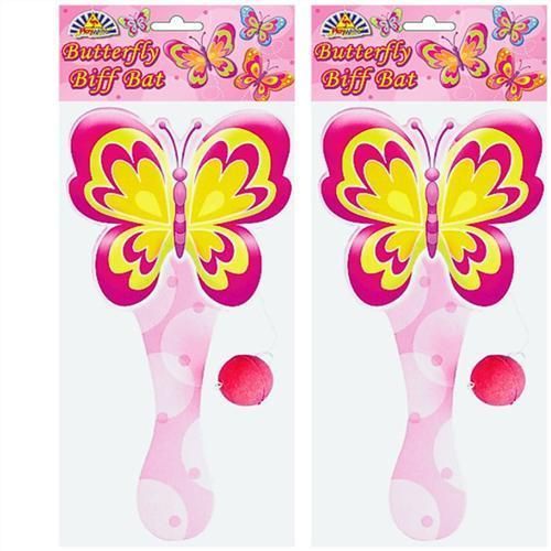 Butterfly Wooden Biff Bats   Loot/Party Bag Fillers Wedding/Kids/Bif