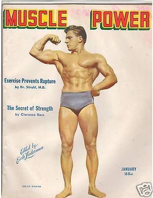 Vintage Muscle Power Bodybuilding fitness magazine Allan Paivio 1 48