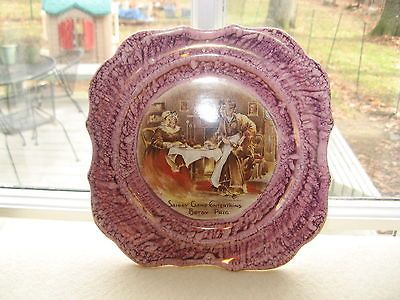 English Ware Lancaster Hanley Plate Sairey Gamp Betsy Prig Vintage