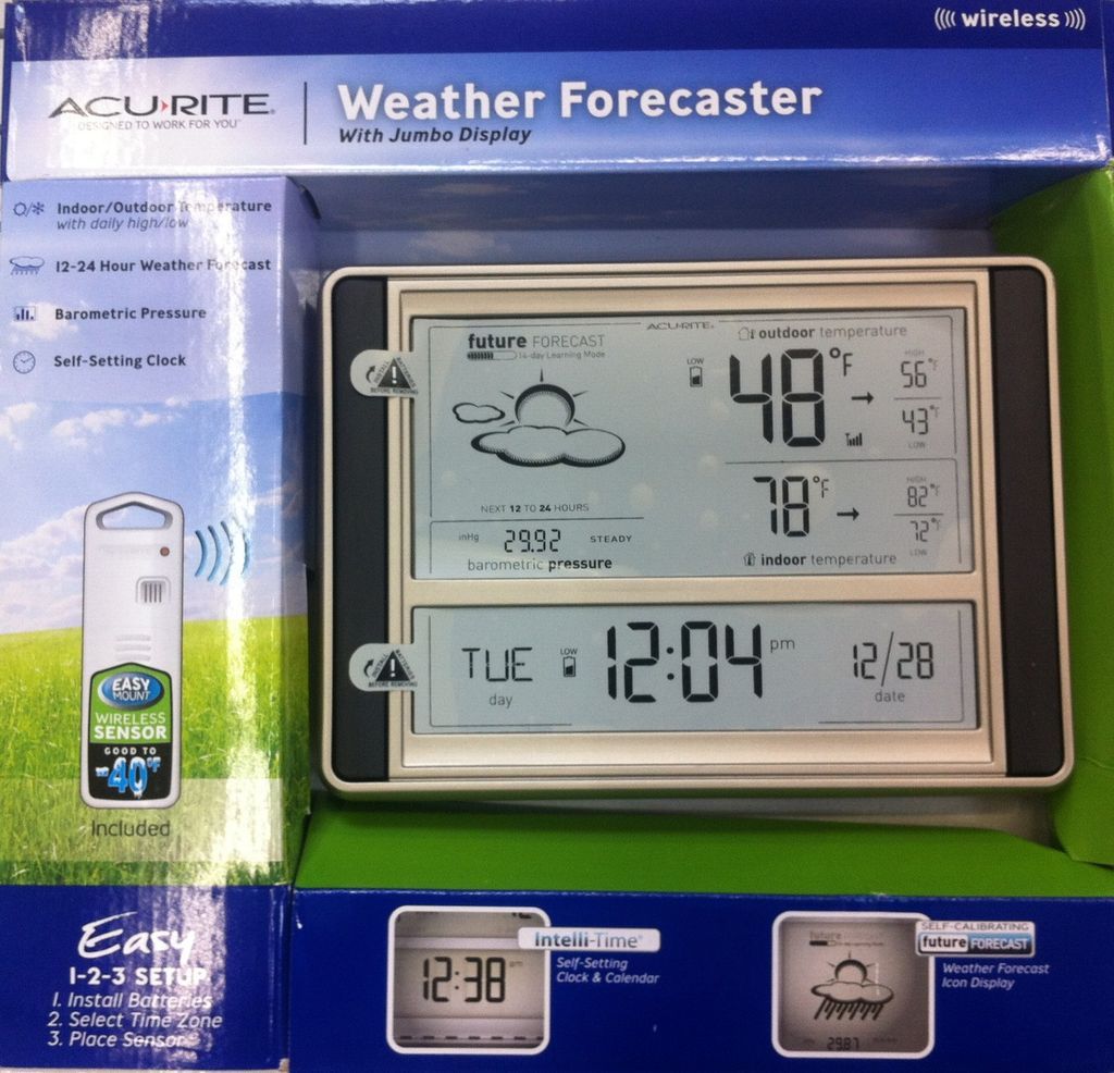 Acu Rite 75075 W Digital Weather Station Forecast Temperature