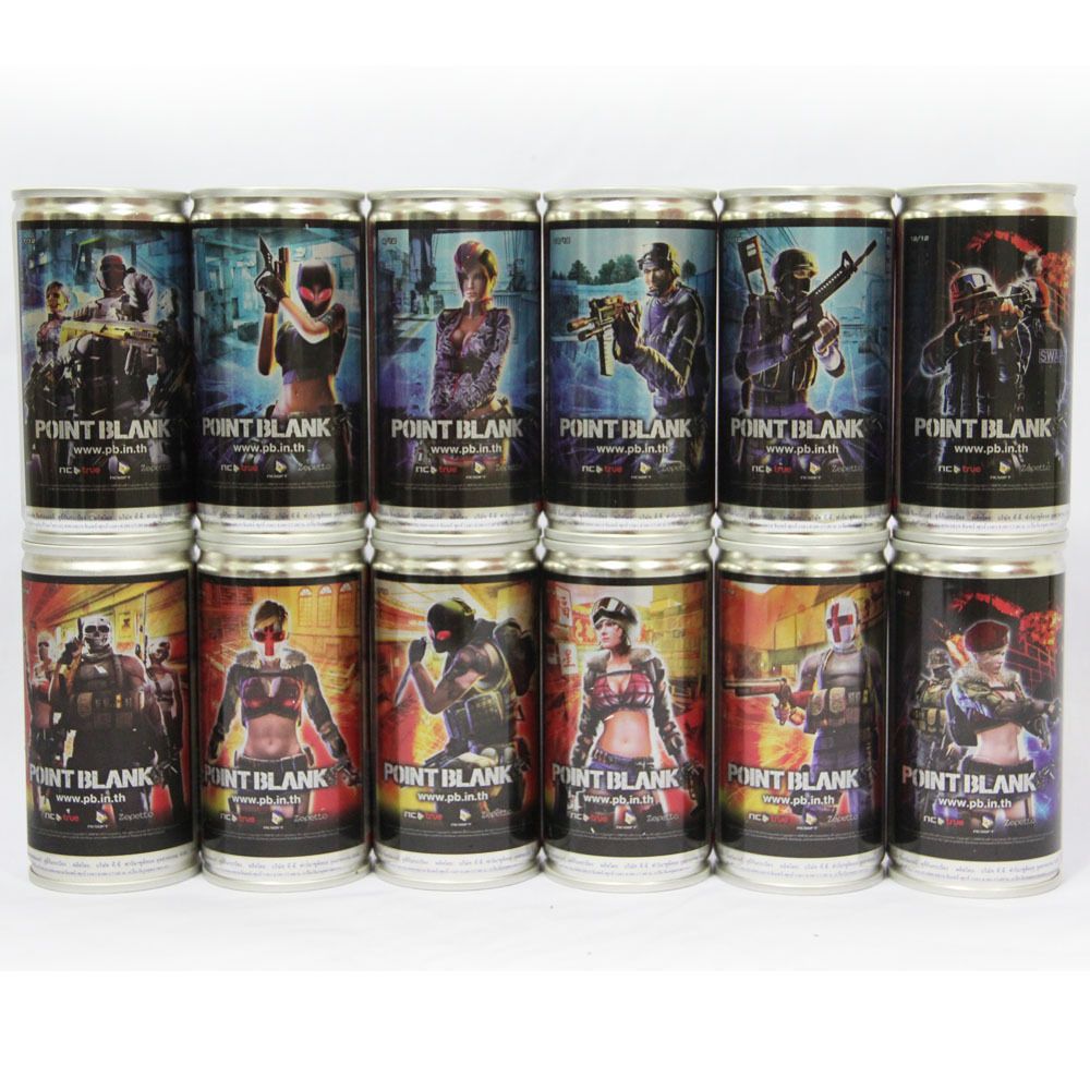 REDBULL EXTRA POINT BLANK COLECTION ENERGY DRINK CANS FULL SET V.2 12