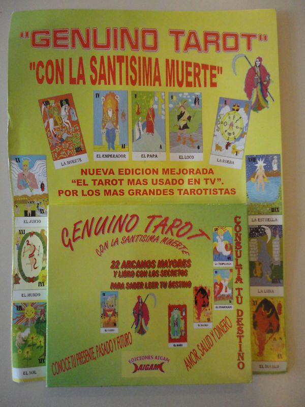 TAROT SANTISIMA MUERTE EDICIONES AIGAM 22 CARDS + BOOK