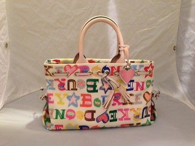 DOONEY & BOURKE TASSEL TOTE BARREL HANDBAG