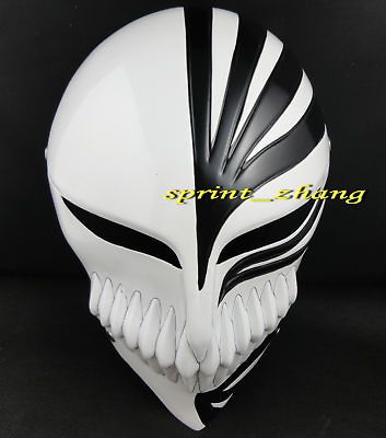 Bleach Cosplay Props Ichigo Kurosaki Bankai Whole Hollow Mask w/ horn