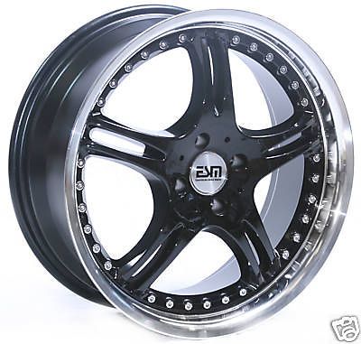 17x7 17x8.5 17 Wheels 5x120 ESM Style 003 BMW 5 7 Series 525i 740i