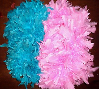 6ft FULL Feather BOAS GREEN Saint Patricks Day Party Supplies SHIPS