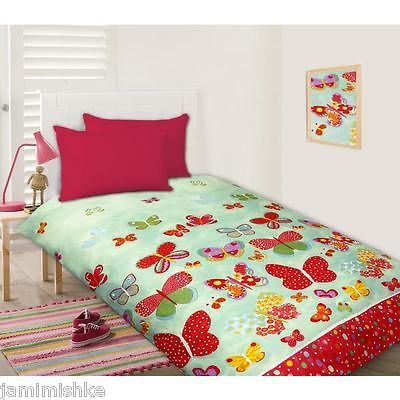 GORGEOUS SINGLE BED BUTTERFLIES GLOW IN THE DARK DOONA/DUVET COVER 2