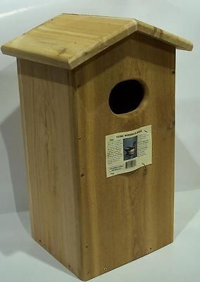 NEW CEDAR WOOD DUCK BIRD HOUSE