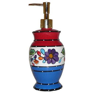 Viva Collection SOAP DISPENSER/LOTI ON JAR, TUTTI FRUTTI DECOR