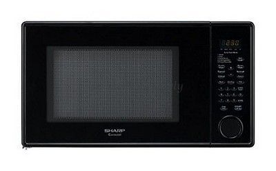 SHARP R409YK BLACK CAROUSEL MICROWAVE OVEN 1000W 1.3 CU FT + 5 AUTO