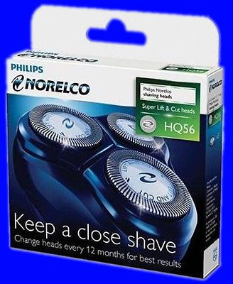 NORELCO HQ56 HQ 56 Super Lift Cut Razor Shaver Blade 3 Heads Philips