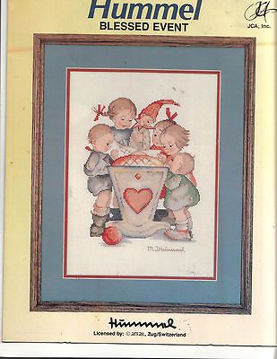 HUMMEL BLESSED EVENT CROSS STITCH PATTERN LEAFLET CHILDREN GATHER