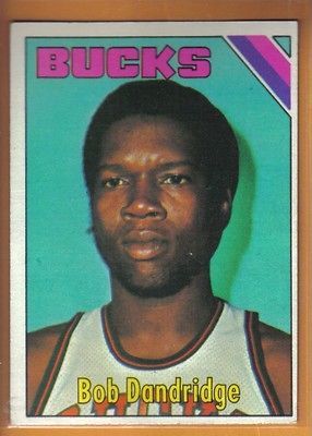 BOB DANDRIDGE    BUCKS    1975 76 TOPPS    BASE CARD    #17