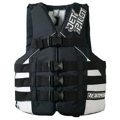 Jet Pilot S1 USCG APPROVED Nylon Life Vest Jacket BLACK 2X/3X S 1